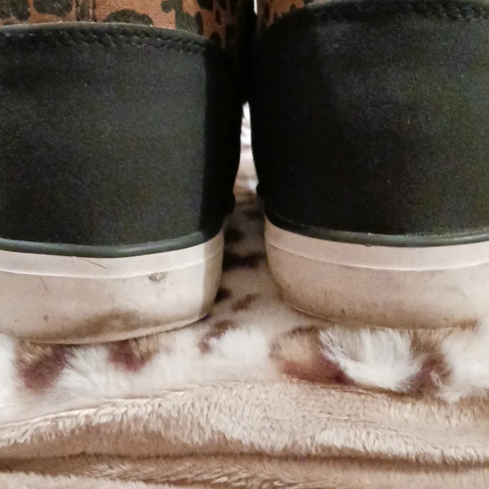 FINAL PRICE before donate! ShoeDazzle Sz 8 Leopard Hidden Wedge Tennis shoes - Picture 12 of 16